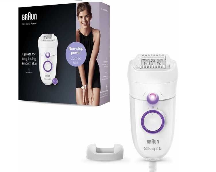 епілятор Braun Silk-épil 5 5-505P White/Purple
