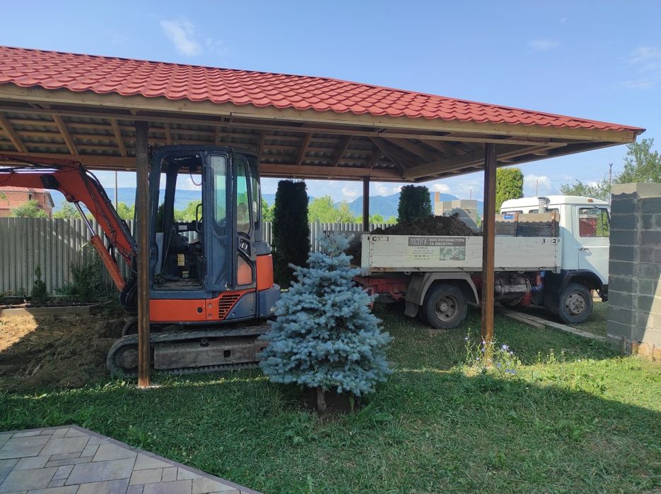 Послуги міні екскаватора 3.5тон +Самоскид