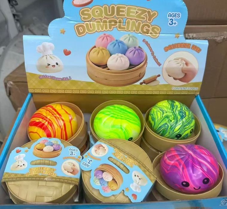Pierozek dumpling squishy antystresowy bułeczka nowosc nowa kolekcja wiralowa