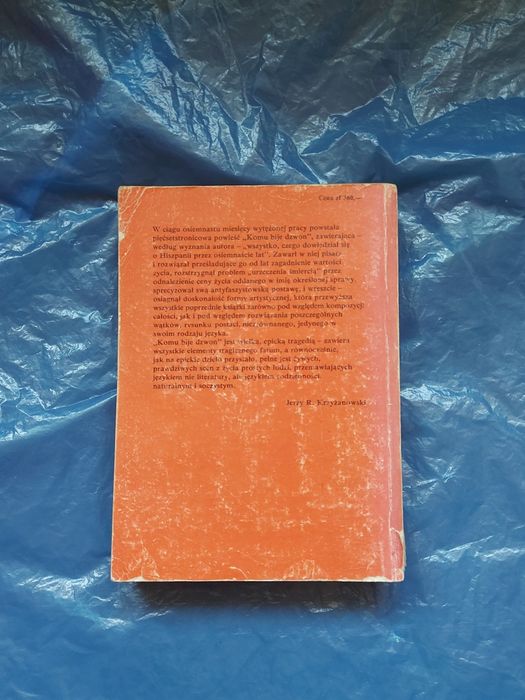 Książka Komu bije dzwon 1987rok