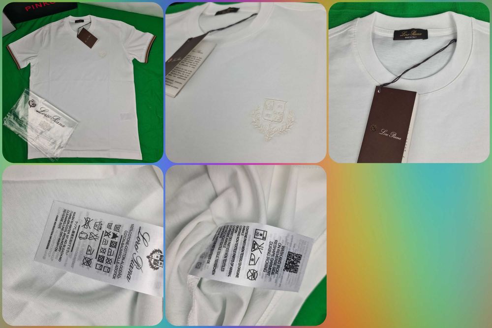 Koszulki shirt Loro Piana męskie koszulka ralph męska ultra premium