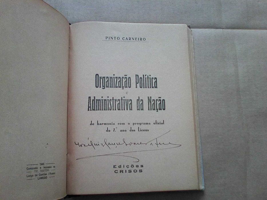 Organização Politica Administrativa da Nação