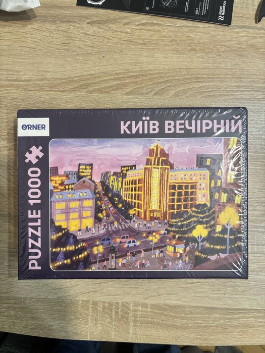 Пазл Київ вечірній 1000 елементів новий
