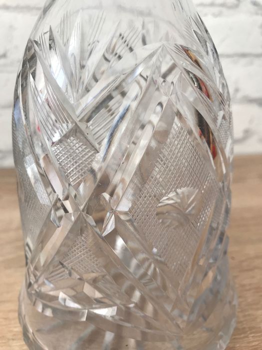 Kryształowa karafka PRL