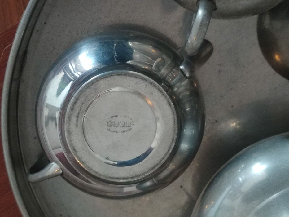 Serviço de chá/café em estanho