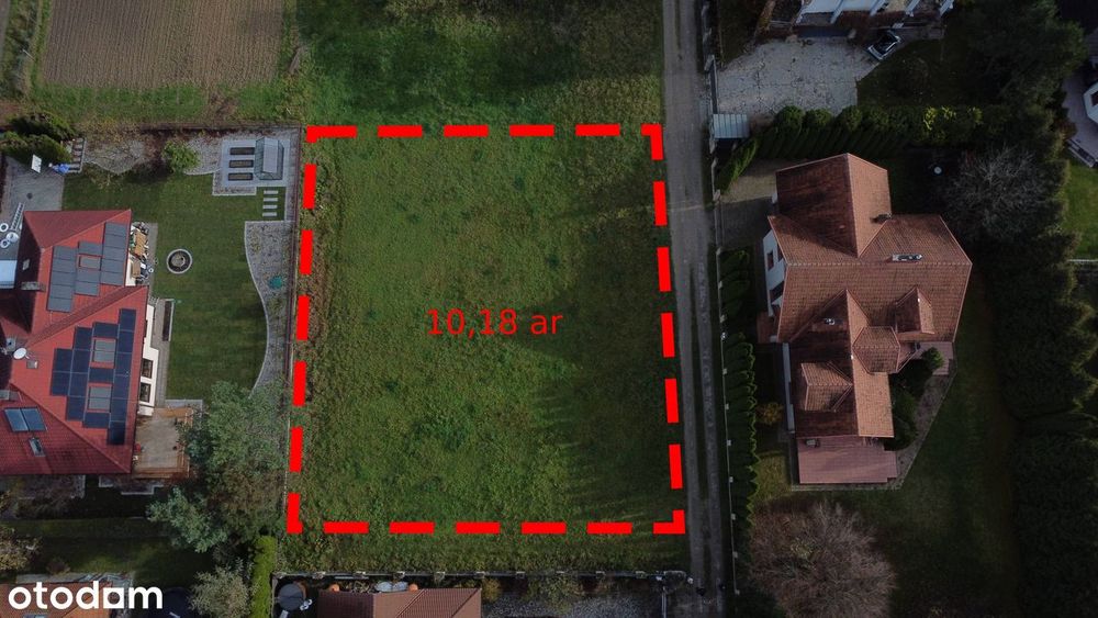 Działka budowlana 10,18 ar – ul. Jamnicka, Nowy Sącz, blisko centrum