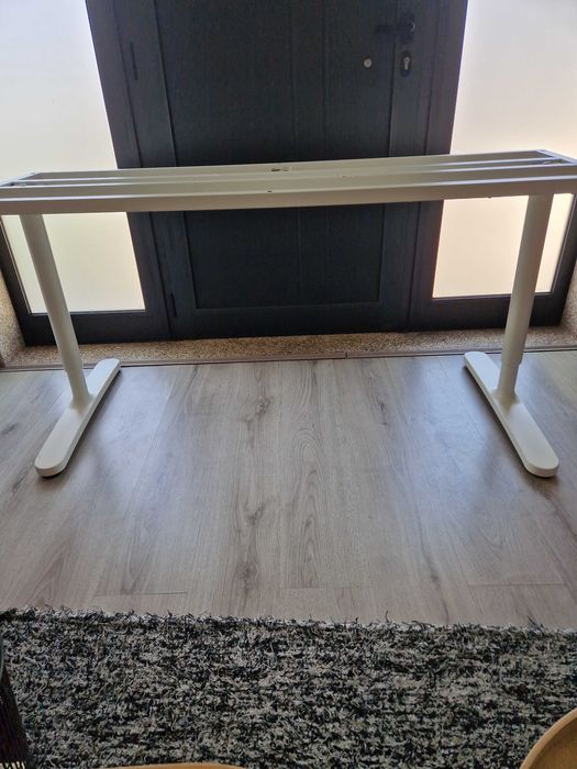 Estrutura de secretária em aço para tampo até 160*80