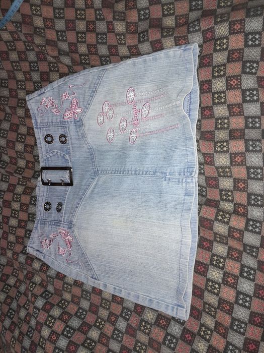 Джинсова.    юбка  модна