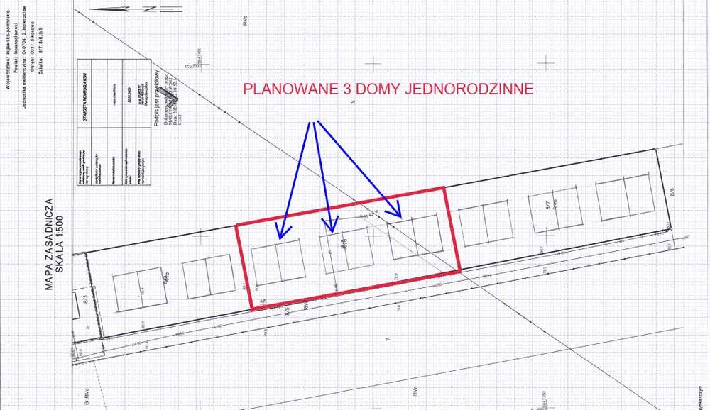 Działka w miejscowości Sikorowo 7 km od rynku w Inowrocławiu z warunkami zabudowy - Widok 4
