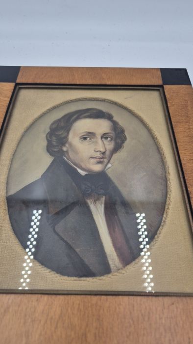 Fryderyk Chopin olej płótno Wanda Zawadzka lata 80.