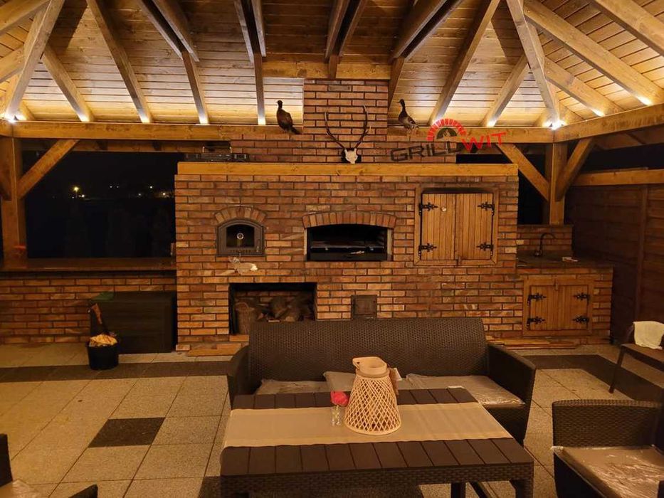 Grill murowany wedzarnia murowana grillo wedzarnia grill ogrodowy