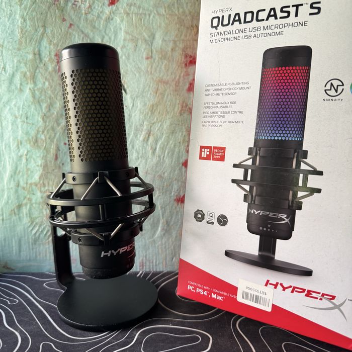 Отличный usb-микрофон HyperX QuadCast S