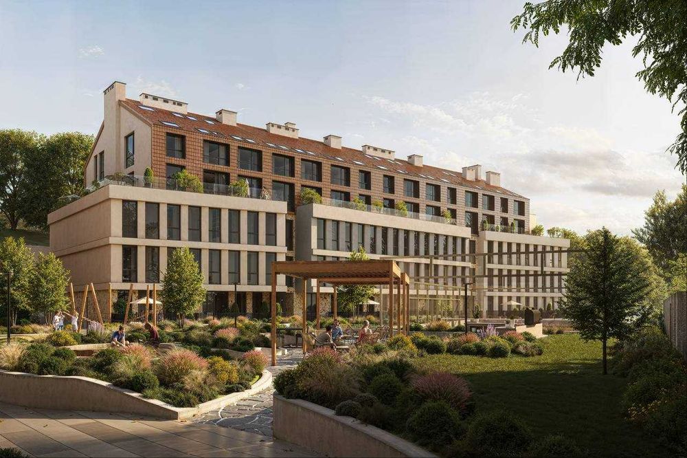 Продаж 2-кімнатних апартаментів 66,11 м2 з великою терасою 21 м2 в КБ Hyde Park у ближньому центрі Львова з повноцінною wellness-інфраструктурою.