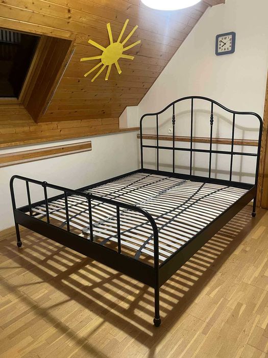 Łóżko metalowe IKEA  Sagstua roz.140x200 cm-dostawa gratis