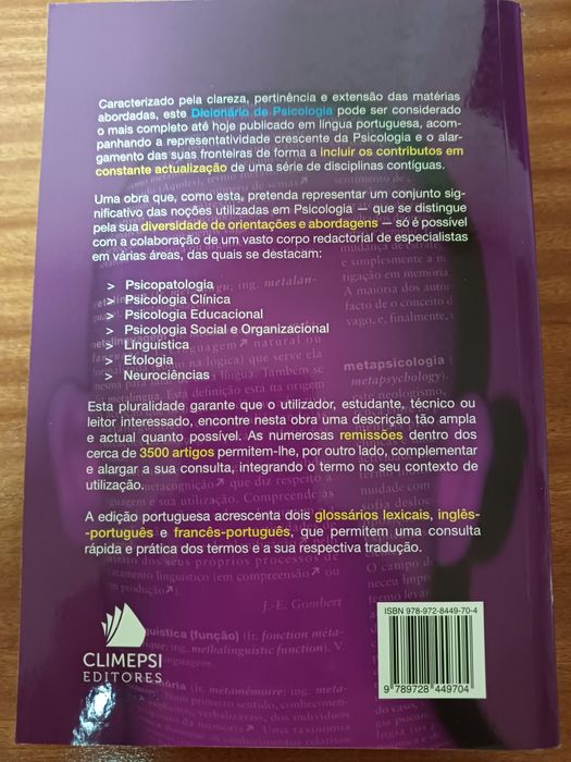 Dicionário de Psicologia