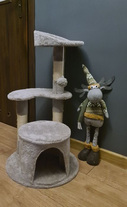 Drapak dla kota szary