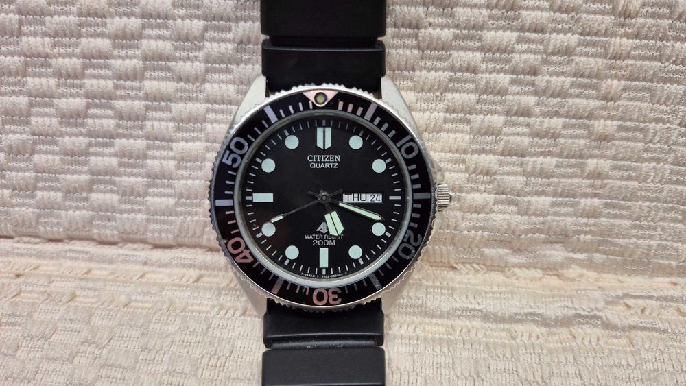 Zegarek Citizen Promaster Czarny/Guma Ø42 mm  męski