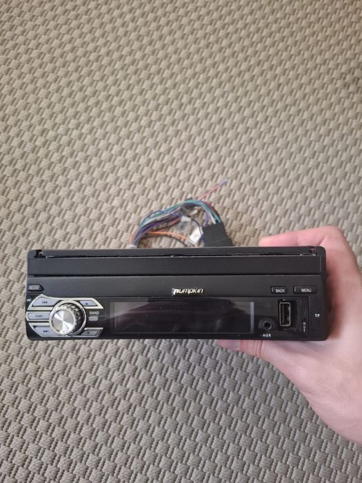 Pumpkin 7" Din 1 Android 10 Flip-Out Touch Screen Car Radio