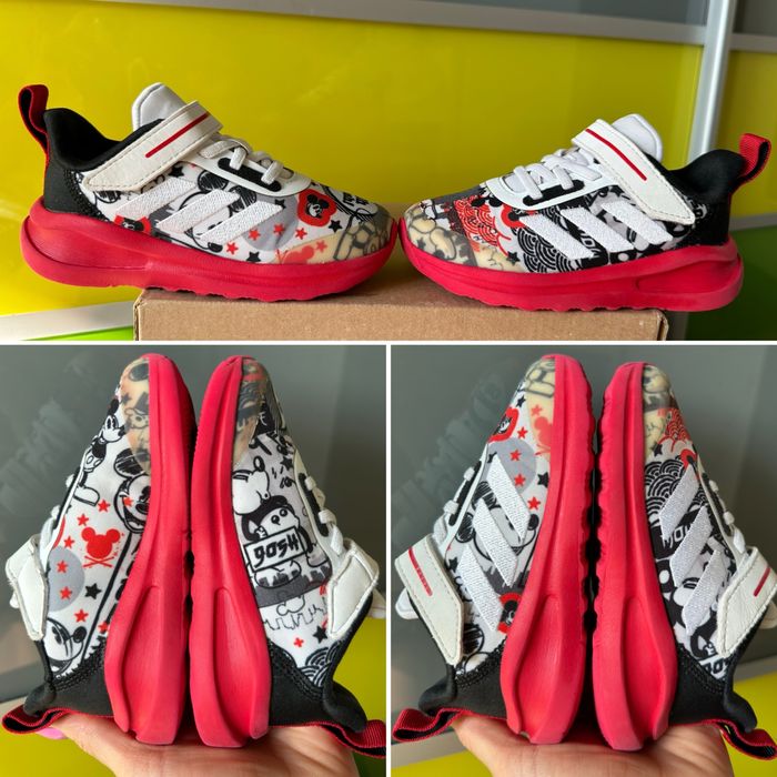 ‼️ кросівки Adidas Fortarun Mickey Ac 24 р кеди на липучках оригінал