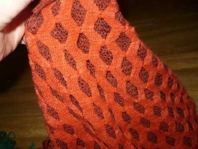 Шарф Снуд терракотовый