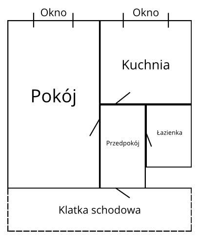 Kawalerka 28 m² — Zgorzelec, ul. Warszawska