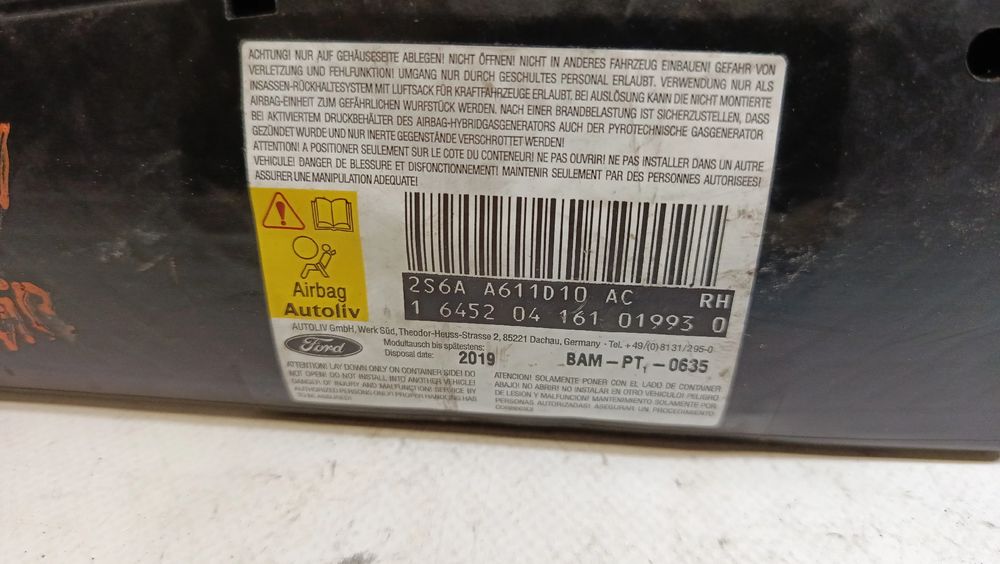 Airbag banco direito FORD Fiesta V (JH_, JD_)
