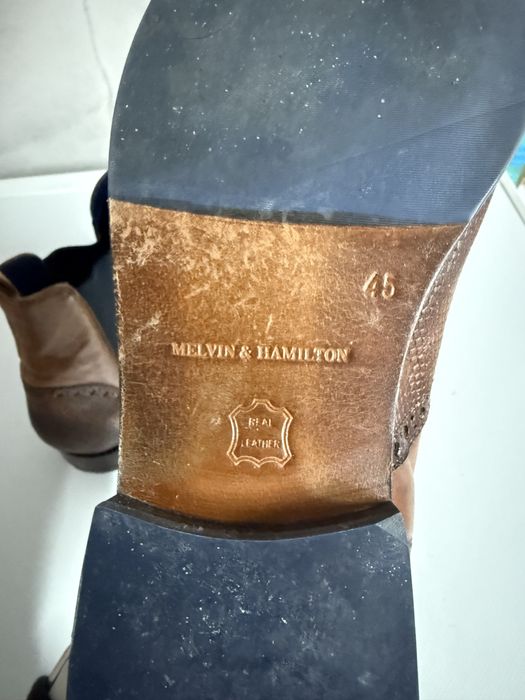 Sztyblety męskie skórzane  Melvin&Hamilton