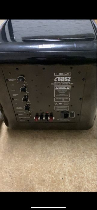 Mission e8as2, 36кг. сабвуфер 500вт