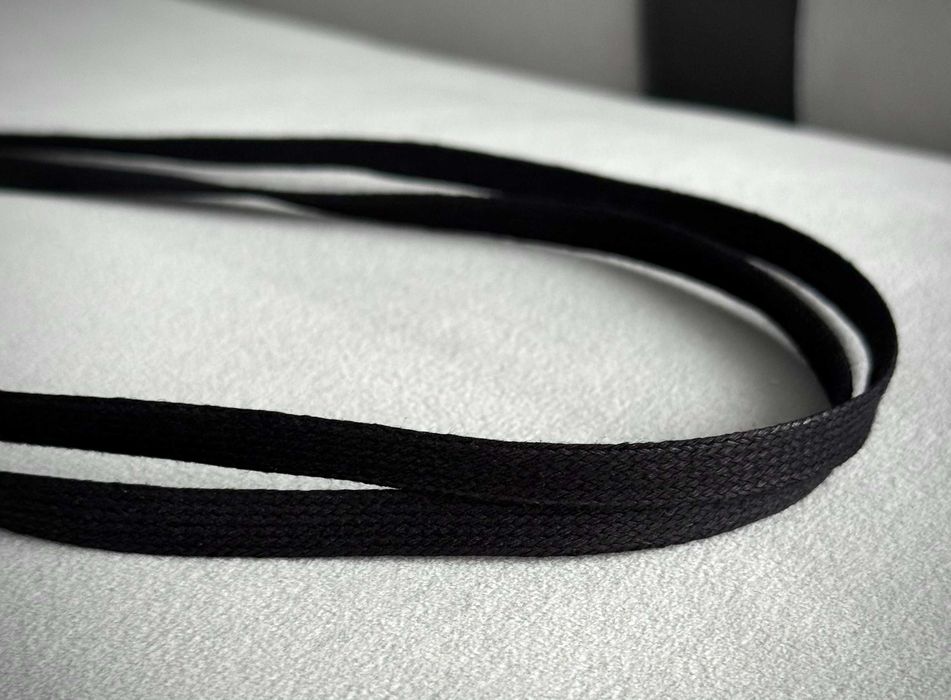Sznurówki, sznurowadła woskowane płaskie 100cm, szerokie 8mm