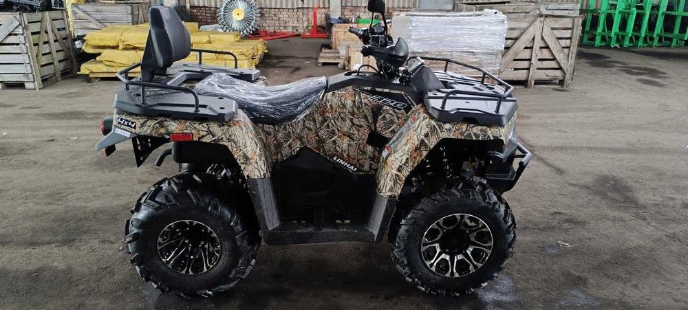 Квадроцикл LINHAI F 320 інжектор камуфляж 4х4 Доставка Кредит