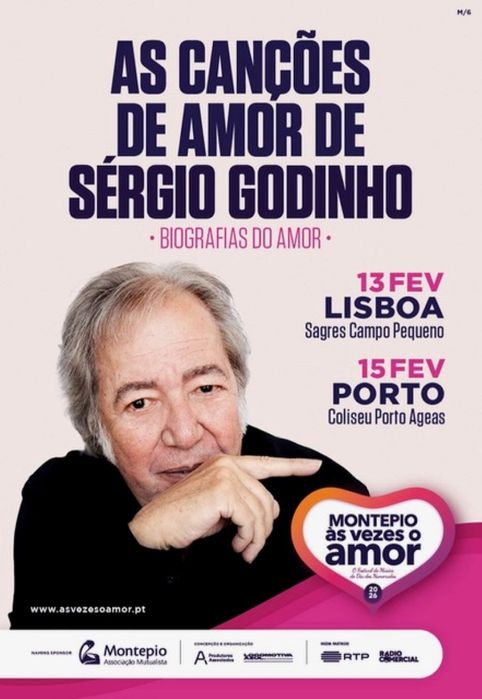 Espetáculo Sérgio Godinho - Coliseu do Porto.