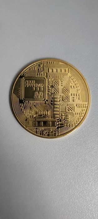 Сувенірна монета Bitcoin
