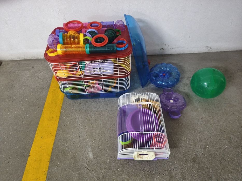 Gaiola para Hamster e Acessórios