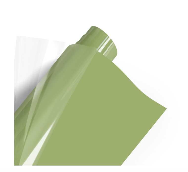 Folia flex do koszulek POLI-FLEX oliwkowa mat 30,5x122 cm