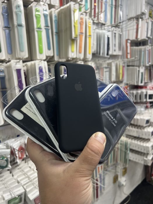 Оригінальний чохол Silicon case iphone x/xs black