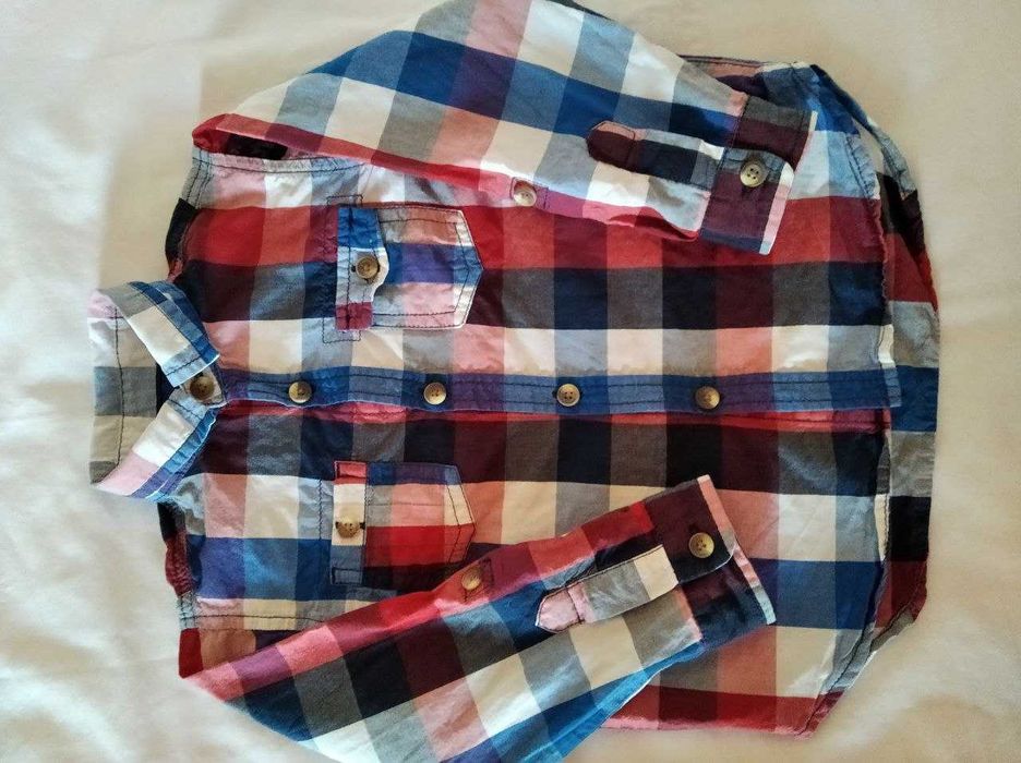 Рубаха в клетку на мальчика