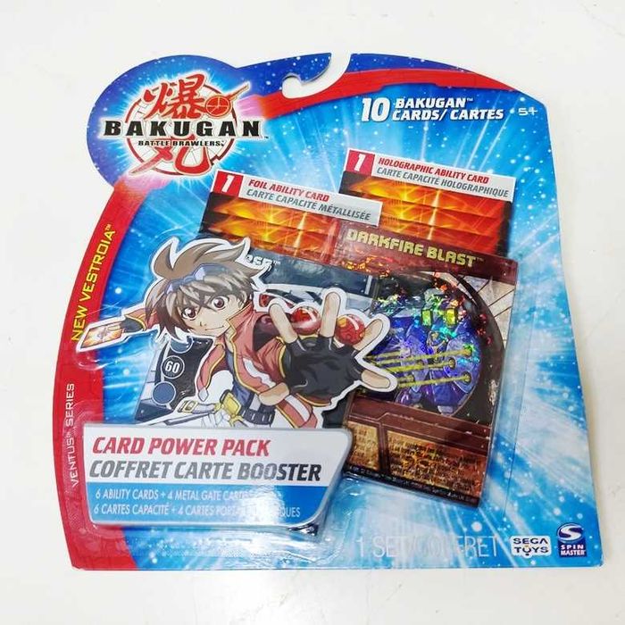 Bakugan Card Power Pack lote de 11 Novos e fechados com 10 cartas cada