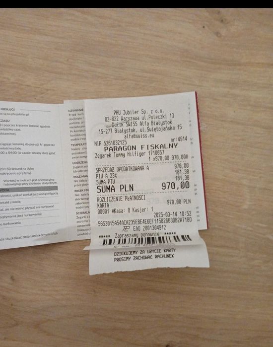 Zegarek Tommy Hilfiger