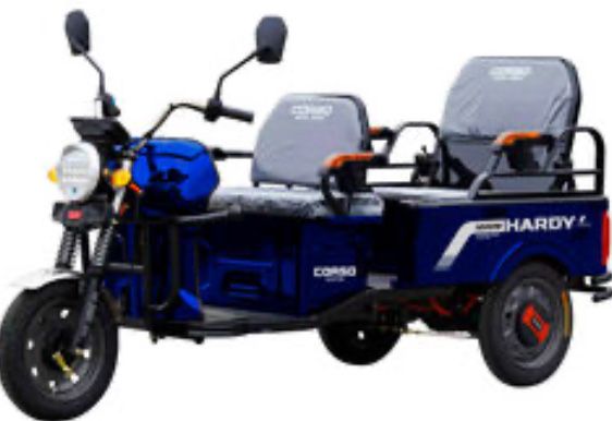 Електричний вантажний трицикл CORSO “HARDY”;1200 W;60V/38Ah;колесо 300