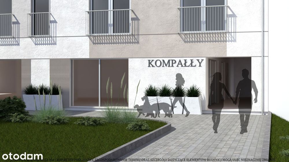 Przestronne mieszkanie nr 12 | 2.PIĘTRO | 2 POKOJE | 57,92 m²