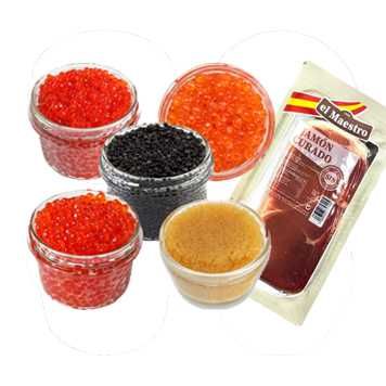 Красная и черная икра. Горбуша Кета Лосось Веслонос Кижуч Щука Форель