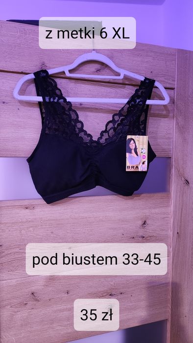 Nowy staniczek z koronką