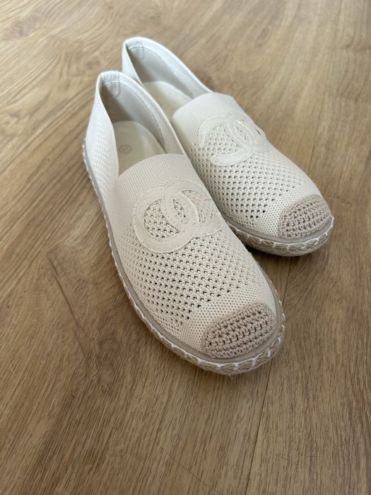 Damskie beżowe espadryle r. 41