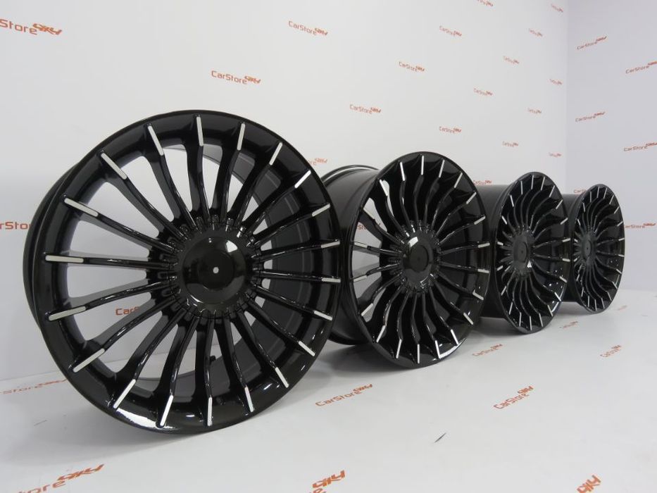 Jantes Look Bmw Alpina 18 '' 8.5+9.5 et20 5x120 Preto Brilhante