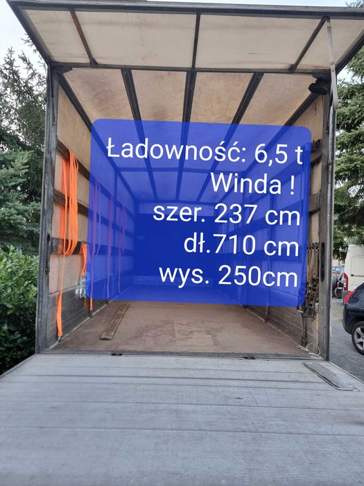 Transport krajowy, materiałów,mebli, ADR, 18 X Europaleta WINDA !