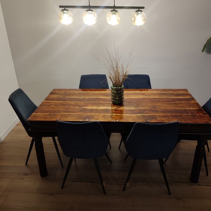 Stół drewno salon jadalnia