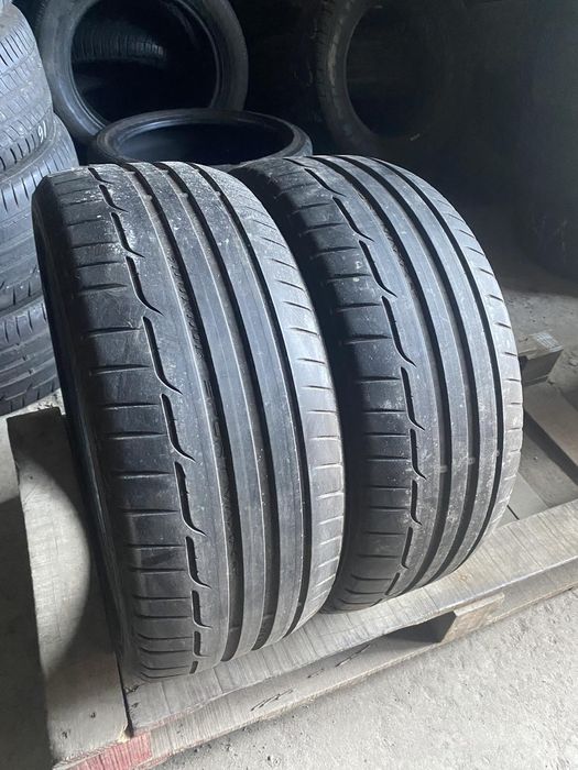 215.40.17 Dunlop 2шт лето БУ склад шины резина из Европы 40 R17