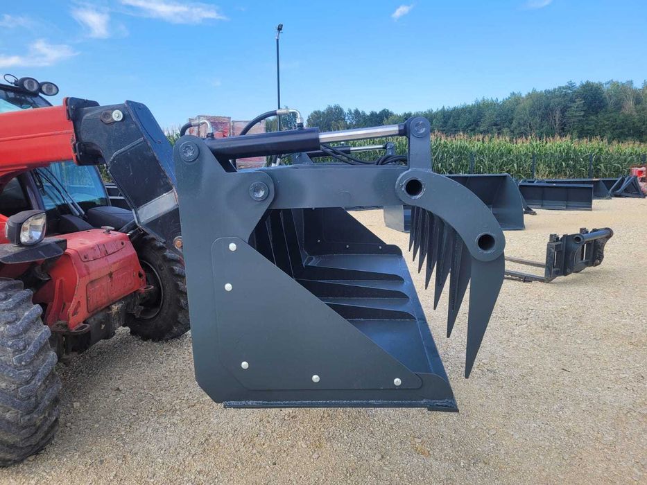 Krokodyl/ Łyżko-krokodyl do ładowarki teleskopowej/ tura ciągnika/ Szufla do Manitou JCB Merlo CAT 2,4m 2,2m 2,0m- Dowóz