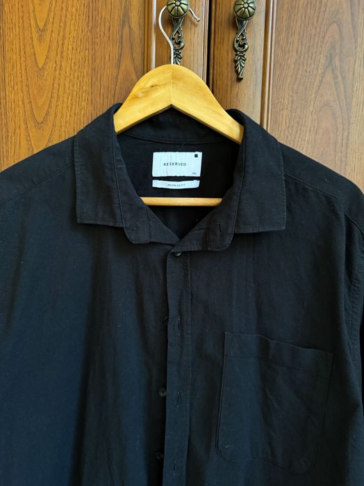 Чоловіча сорочка чорна XXL