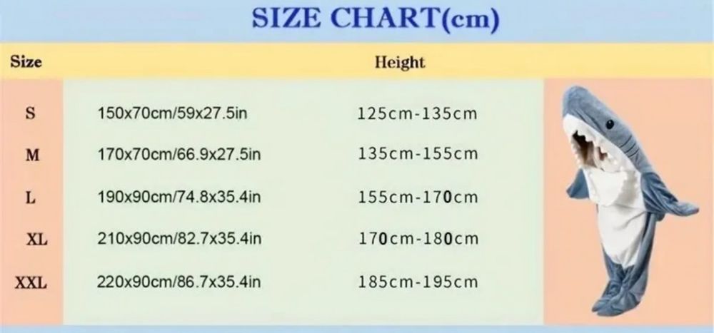 Pijama fato macaco tubarão novo